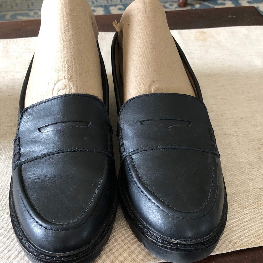 Rockport Black Leather Penny Loafers for Women - Picture 6 of 9